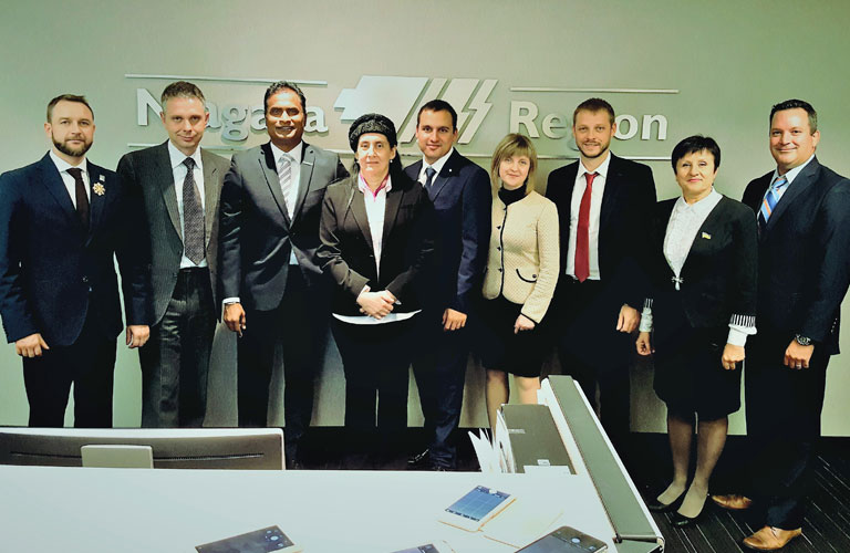 With Ukraine Officials in Niagara Region